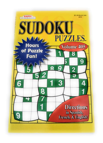 Kappa Sudoku Puzzles Volumes Vary See Sellers For Vol #(Directions In Spanish, French & English)