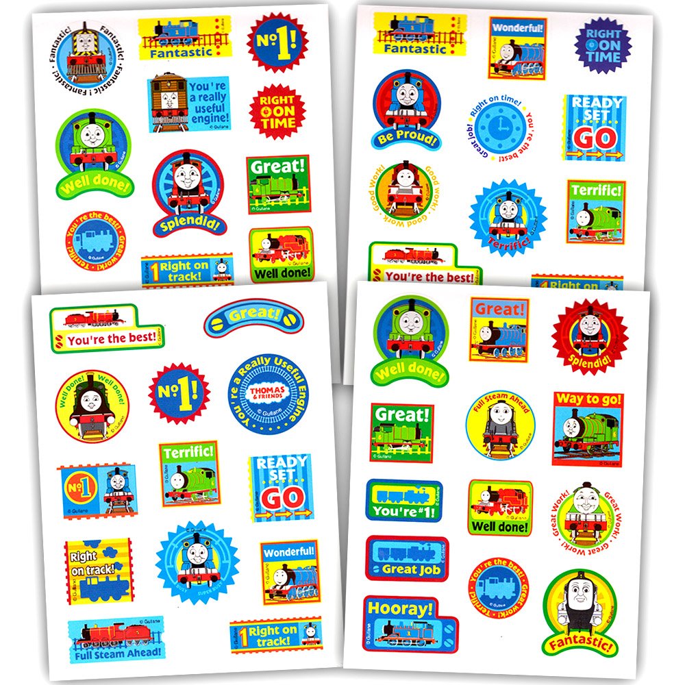 THOMAS & FRIENDS Reward Stickers - 200 Paper Stickers, Thomas the Train Design
