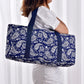 Mose Cafolo American Mahjong Game Set, Blue Paisley Carrying Bag,166 Premium White Tiles,4 All-In-One Color Rack/Pushers,100 Chips,1 Wind Indicator, Complete Mah Jong Tiles Set, Mah Jongg Set