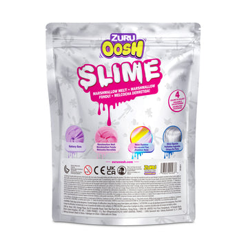 Oosh Slime Large Foilbag 800G (Pink) By Zuru, Gooey Slime And Epic Stretchy Slime For Girls And For Kids