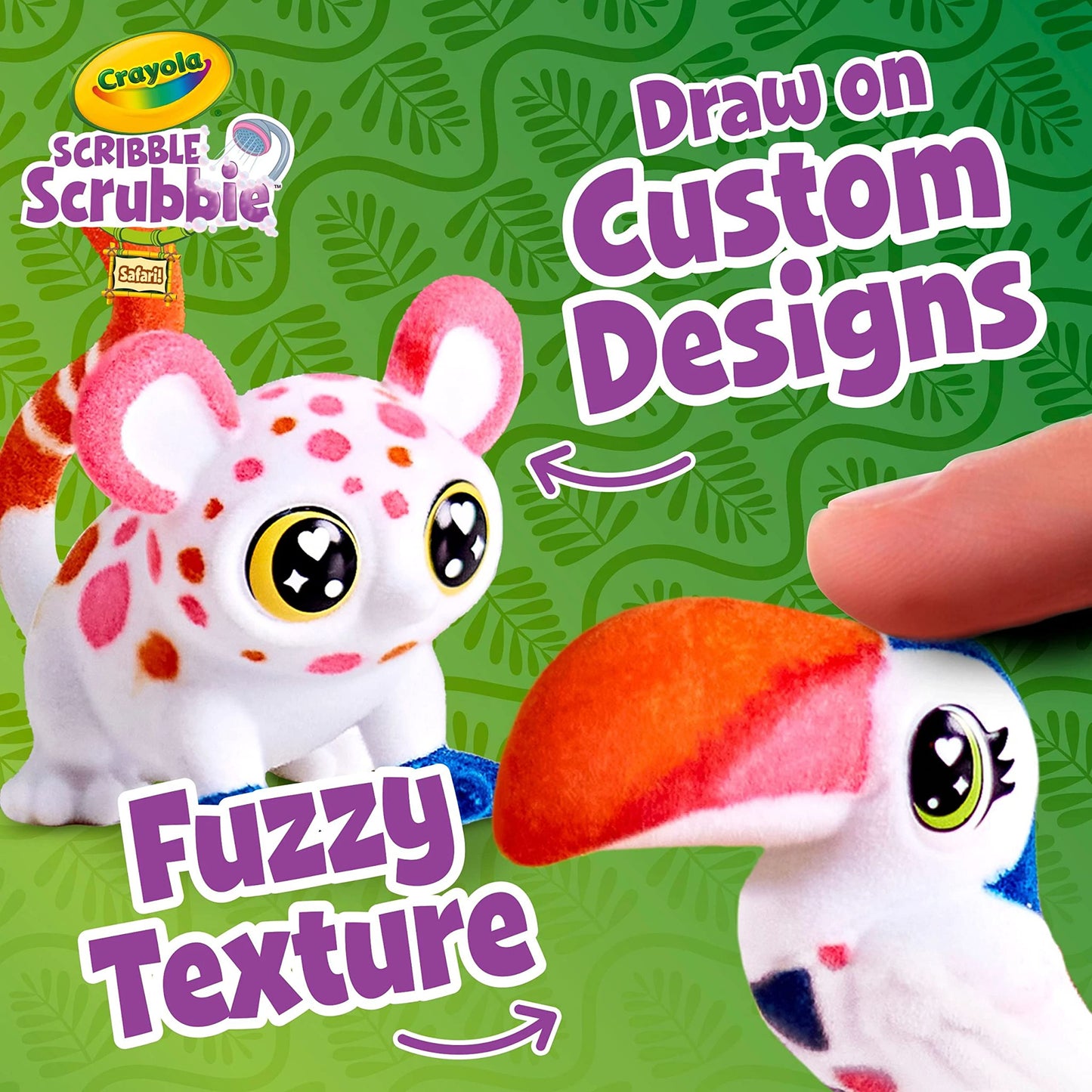 Crayola Scribble Scrubbie Pets Safari Treehouse, Toy Storage Case, Gift For Boys & Girls
