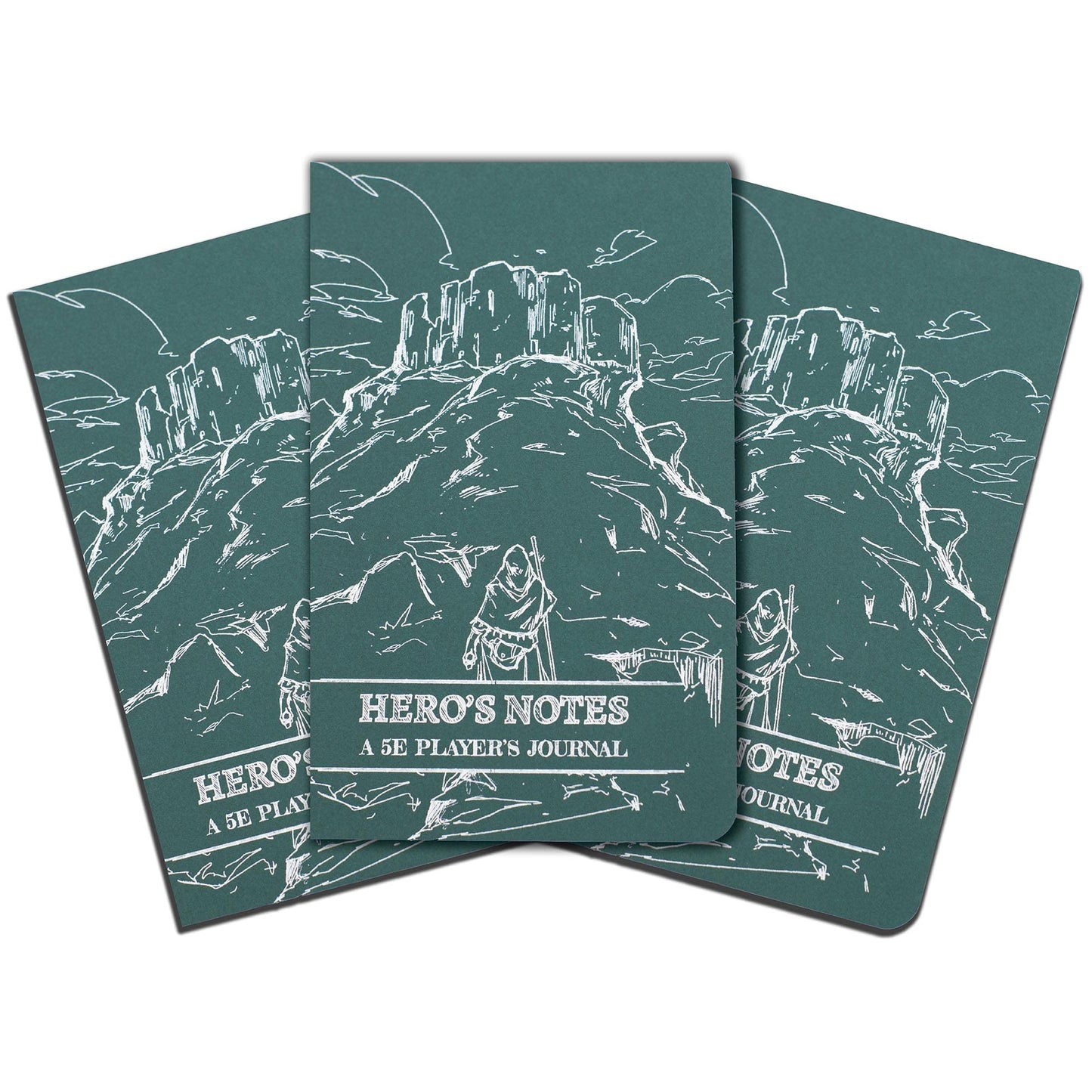 Dungeon Craft Players Journals Detailed Rpg Character Notebook: Green, For Dungeons And Dragons Fifth Edition Roleplaying Campai