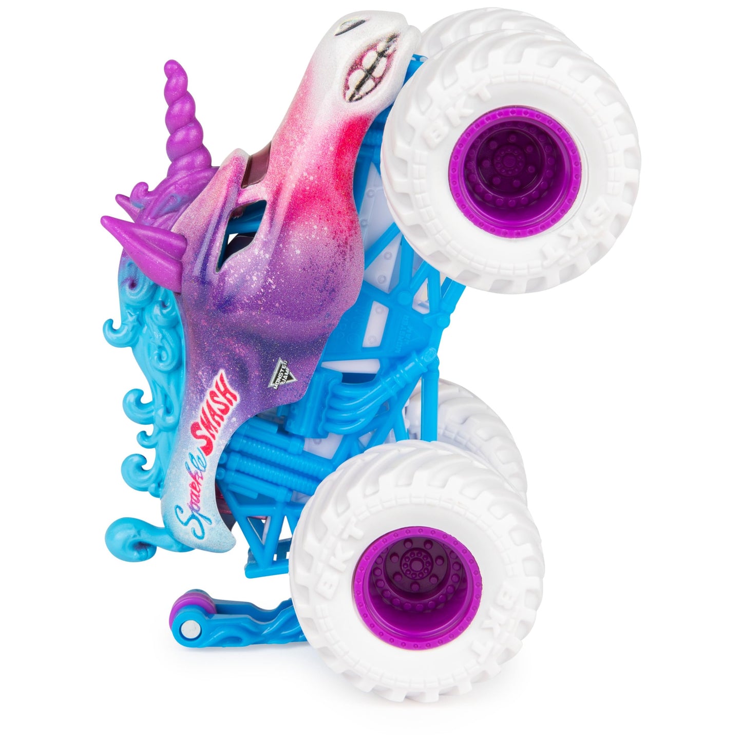Monster Jam Official Sparkle Smash Monster Truck, Die-Cast Vehicle, 1:64 Scale, Multi Color, Model 20129344-6055924