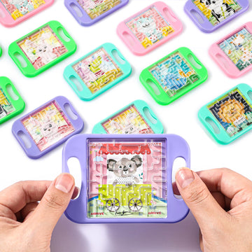 Jellyarch 36 Pcs Mini Maze Puzzle Bulk For Kids 4 Colors Small Maze Cubes Game Educational Handheld Puzzle Valentine'S Day Class