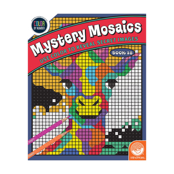 MindWare Color by Number Mystery Mosaic: Book 18 - Ages 6 & up