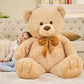 Tezituor Giant Teddy Bear 5 Feet, Soft 59' Big Bear Stuffed Animal Life Size Plush Bear Toy Valentine'S Christmas Birthday Gift For Girlfriend Kids,Brown