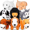 Sumind 8 Pieces Plush Dogs 5 Inch Stuffed Animals Bulk Assorted Cute Stuffed Dogs Small Animal Plush Toys For Girls Boys Graduat