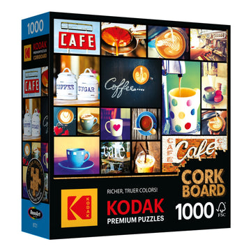 Roseart - Kodak Premium Cork - Coffee - 1000 Piece Jigsaw Puzzle For Adults