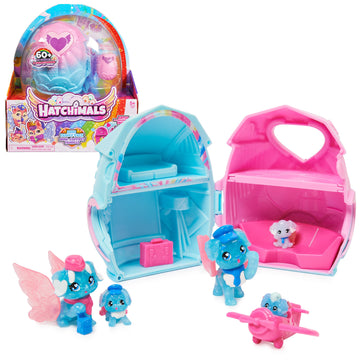 Hatchimals Colleggtibles, Family Pack Home Playset With 3 Characters And Up To 3 Surprise Babies (Style May Vary), Kids Toys For Girls Ages 5 And Up