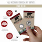 Paper Clever Party Baby Shower Games For Boy - 30 Cards - Fun Scratch Off Game For Guest Activities To Reveal Prizes, Lumberjack Favors Ideas, Mama Bear Theme Red And Black