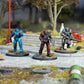 Modiphius Entertainment: Fallout: Wasteland Warfare - Unaligned: X-01 Power protective covering - 3 Figures  Unpainted Miniatures  Scenic Bases  Tabletop Miniatures