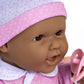 JC Toys La Baby Hispanic 16-inch Small Soft Body Baby Doll La Baby | Washable |Removable Pink and White w/Hat, Pacifier & Magic