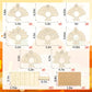 Moon Boat 16Pcs Thanksgiving Crafts Wooden Turkey Picture Frame DIY Painting Arts Kit Fall Party Favors Classroom Activities Tab
