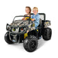 Peg Perego John Deere Gator XUV Rear Wheels, Black, 14 x 7 x 14 inches - Durable Replacement Wheels for Kids' Ride-On Toy