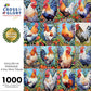 Cross & Glory - Key West Colorama: Rooster On Duval - 1000 Piece Jigsaw Puzzle For Adults | Vibrant | Challenging & Artistic | S