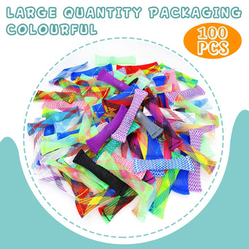 100 Pieces 40 Mixed Color Marble Mesh Fidget Toys,Fidget Toy Stress Relieve Toy, Focus Enhance, Marble And Mesh Fidgets For Adults And Children With Adhd Add Ocd Autism