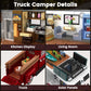 Zylvoxia Camper Van Buliding Block for Adults, 2 in 1 Include Camper Rvs and Farm Pick-up Trucks Building Block Gift for Teens a