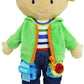 June Garden 15.5 Terry Dressy Friends Plush Doll - Educational Montessori Buckle Toy for Kids & Toddlers 2 Years and Up