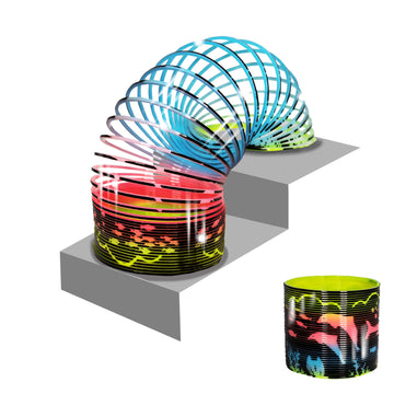 Super Spring - Ocean from Deluxebase. 2.5 Inch Sealife Rainbow Spring Toy. Sealife Slinky Toy and Rainbow Fidget Toy. Great Educ