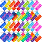 12Pcs Random Color Mini Pop Keychain Fidget Toy Push Bubble Pop Silicone Squeeze Sensory Toys Make Fun For Kids Anxiety Stress Reliever For Adults