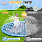 Splash Pad Sprinkler For Kids, 97'' Extra Large Non-Slip Baby Play Mat - 2 Colors, Dog Pool Toys, Toddler Outdoor Toys For Ages