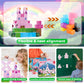 Magnetic Blocks-100Pcs Magnetic Building Blocks, Magnetic Castle Princess Castle Garden Stem Magnetic Building Cubes For Toddler Kids Toys, Construction Toys For Kids Ages 3+