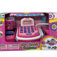 Lvnvtoys Activity Learning Family Battery Operated Electronic Cash Register Toy Pretend Play Microphone, Scanner, Money and Cred