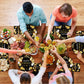 Kepeel 96 Pcs Retirement Party Plates And Napkins Set, Happy Retirement Party Supplies Decorations For Men Women Gold And Black
