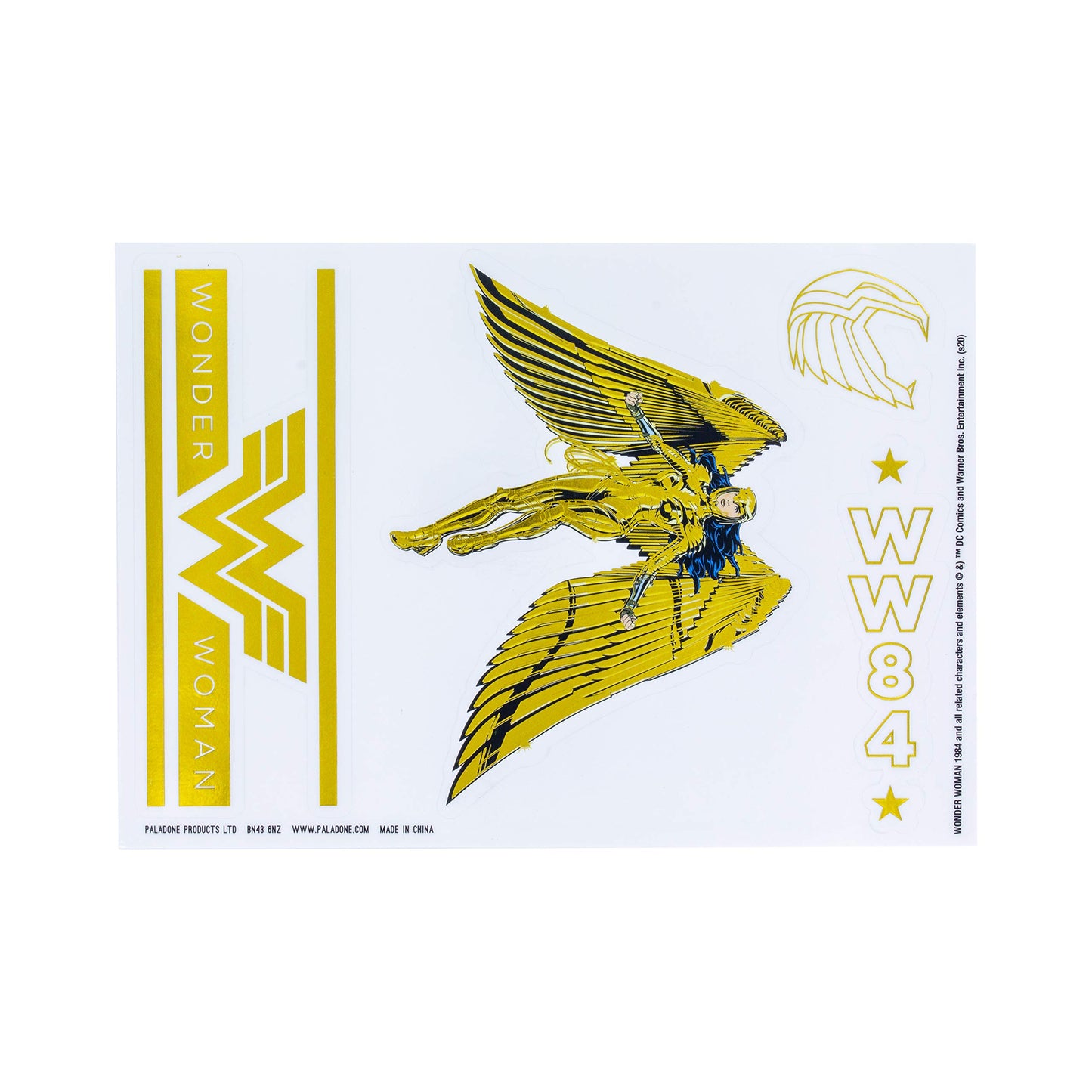Paladone Dc Comics Wonder Woman 1984 Gadget Decals, 4 Sheets, Pp6775Wwf