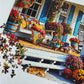 Springbok Front Porch 500 Piece Jigsaw Puzzle for mature-themeds - Step Back and Relax on Grandma's Front Porch with This Colorful and Nostalgic Image