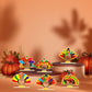 Moon Boat 16Pcs Thanksgiving Crafts Wooden Turkey Picture Frame DIY Painting Arts Kit Fall Party Favors Classroom Activities Tab