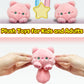 Pink Cat Stuffed Animals, Kawaii Plush Toy For Girls And Boys, Soft Cuddly Cats Plush Toys Keychain That Make Sounds, Fun And Cu