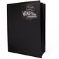 Monster Protectors XL Trading Card Binder - Hard Cover Black, Holds 720 Cards, Anti-Theft & Anti-Drop, Model 63737