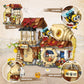 Honey Workshop Mini Building Blocks, MOC Creative Building Toys Model Set for 7-9 Years Old Girls Boys, 1242 PCS Simulation Arch