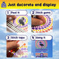 PURPLE LADYBUG Window Art Craft Kits - Fun Spring Crafts for Kids Ages 8-12, Multicolor, Medium Size, Model A-PL-1115