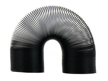 World's Smallest Slinky - Collector Edition Black, Miniature Plastic Walking Spring Toy for Fidgeting, Party Favors, Gifts - Model 5194
