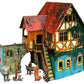 Clever Paper Sailor'S House With Figures
