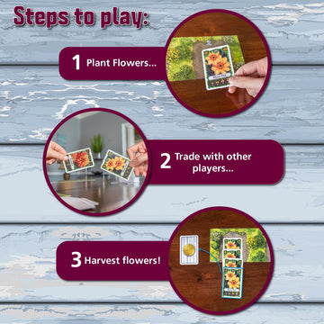 Amigo Games Bohnanza Dahlia - Trade Your Way To Flowers, Money, And Victory! Plant Dahlias, Trade Blooms, And Sell Flowers To Make The Most Money! Perfect For Game Night Ages 10+