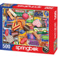 Springbok - Snack Treats - 500 Piece Jigsaw Puzzle- Nostalgic Photo Of Our Favorite Snacks From Past