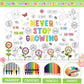Naozinebi Never Stop Growing Coloring Poster For Kids Giant Coloring Poster Large Positive Affirmation Coloring Tablecloth Jumbo
