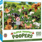 MasterPieces 1000 Piece Jigsaw Puzzle - Super Dooper Poopers, Cardboard, 19.25"x26.75", Model 72365 for Adults and Family