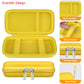 Elonbo Carrying Case for TEBIYOU/ Great Boy/ Beico Handheld Game Console Retro Video Games  Portable Gaming Player Travel Storage Cover  Mini Arcade Electronic Toy Holder Bag  Yellow