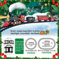 Baingesk Train Set, Electric Train Toy For Boys & Girls, Model Christmas Train Set For Under The Tree, Railway Kit With Sounds,
