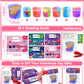28 Pcs Valentines Day Gifts For Kids Classroom - Galaxy Slime With Valentines Day Cards For Kids School, Slime Stress Relief Fid