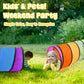2 Pack Kids Play Tunnel,Pop Up Crawl Through Tunnel Play Tent For Baby Kids Children Or Pet,Opening Crawl Tunnel Toy With Breath