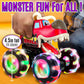 stargo Bull Monster Truck Toy - Light Up Chomping Pull Back Truck, 2 inches, Plastic, Model CC-1042-Bull, Birthday Gift for Toddlers