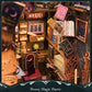 Fsolis Book Nook Kit, Diy Miniature Room House Kit For Adult Activities Decorative Bookend Bookshelf Bookcase Decor Birthday For Women Teens (Magic Pharmacist)