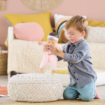 Corolle Bébé Calin Mila 12 Soft-Body Baby Doll - Pink, Sleeping Eyes, Vanilla-Scented, for Kids 18 Months and Up