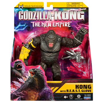 Godzilla X Kong 6” Kong W/B.E.A.S.T. Glove By Playmates Toys