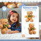 Hydren 15 Pieces Plush Stuffed Bears, 10 Inch Cute Soft Stuffed Bear Toy With Bow Tie For Graduation Baby Shower Christmas Birth
